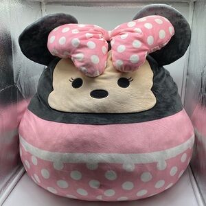 Jumbo Disney Minnie Mouse Squishmallow 20 inches Plush Stuffed Animal Toy